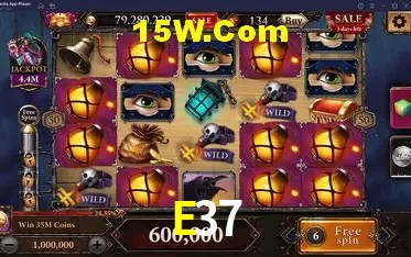 Tela de boas-vindas e lobby de jogos do aplicativo E37